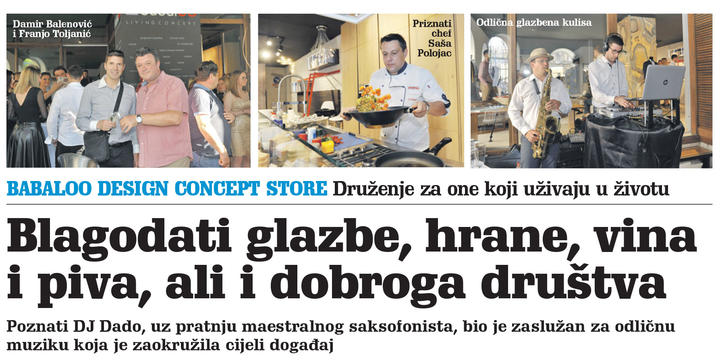 Blagodati glazbe, hrane, vina i piva, ali i dobrog društva