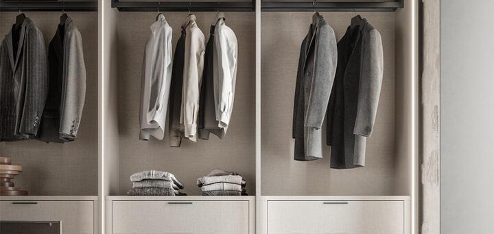 Naked Walk-in Closet