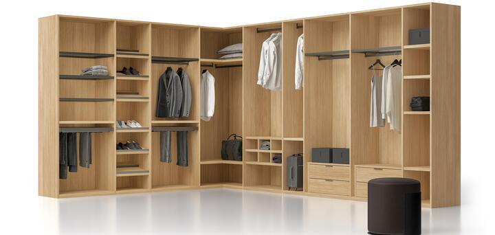 Naked Walk-in Closet