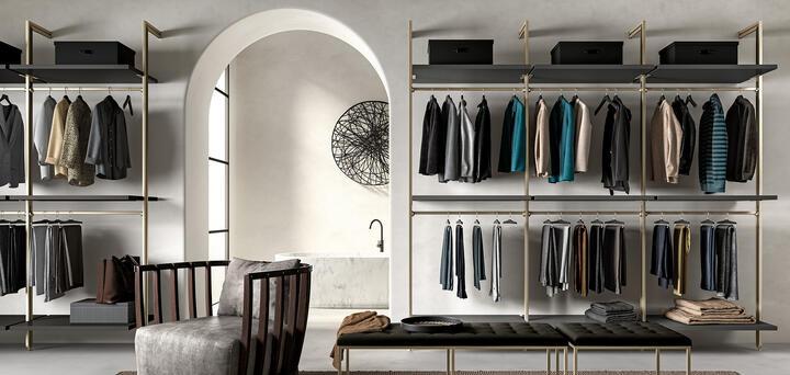 Light Walk-in Closet