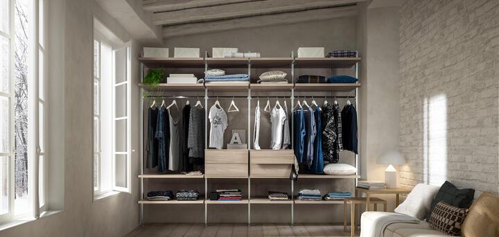 Light Walk-in Closet